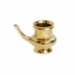 Decoline India Brass Traditional Kerala Pooja Kindi | 2.5in