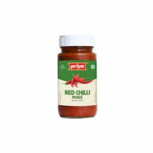 Priya Red Chilli Pickle with Garlic | 300g